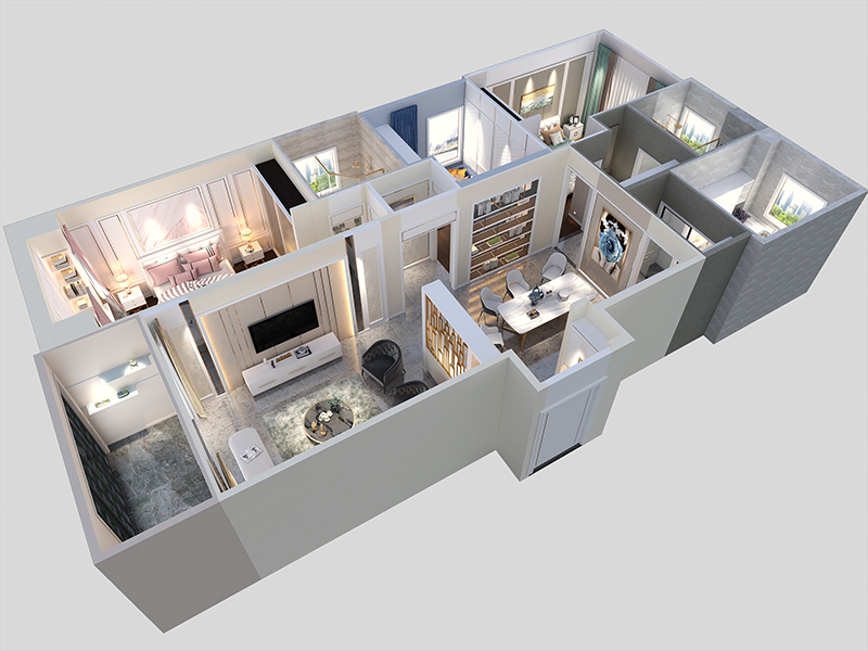 海創(chuàng)頂墻整體定制展館鳥俯圖.jpg 海創(chuàng)環(huán)保集成墻面獲獎作品.jpg