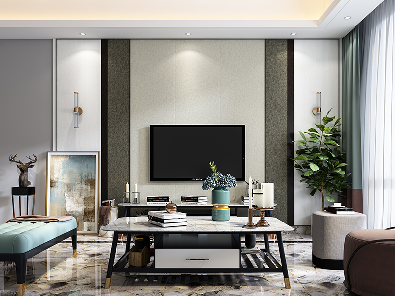 HBJML5010A現(xiàn)代客廳電視-1.jpg 海創(chuàng)集成墻面.jpg